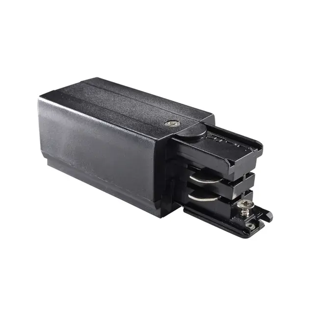 Bloc d'alimentation triphasé A-Track droit noir