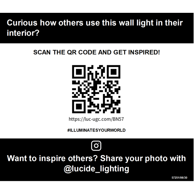 Premium UFOR - Applique - Ø 12 cm - LED Dim to warm - 1800K/3000K - Noir - 57251/06/30