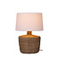 Lampe de table Premium AMBALA - Ø 35 cm - 1xE27 - Naturel - 10551/81/73