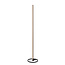 Lucide Premium Premium BRAGA - Vloerlamp - Ø 30 cm - LED Dimb. - CCT - 1x22W 2700K/4000K - Koffie