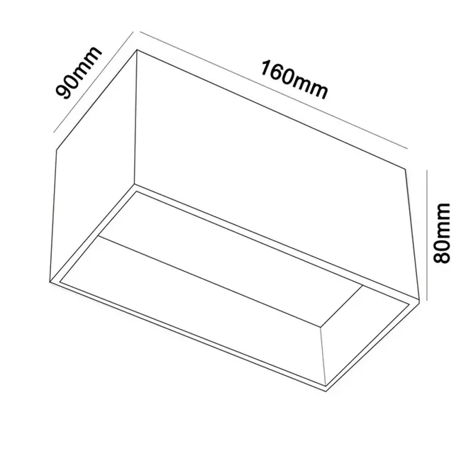 Projecteur apparent Chuck 2 Blanc