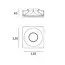 Gypsy Smooth Recessed Spotlight Plaster
