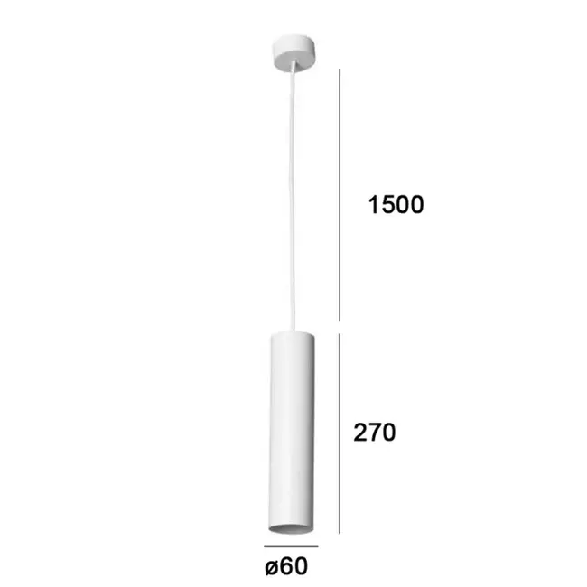 Lampe à suspension Floyd blanche