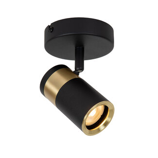 Lucide GORIK - Ceiling spotlight - 1xGU10 - Black