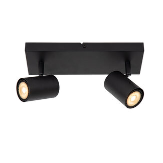 Lucide AMIGO - Spot de plafond - 2 x GU10 - Noir