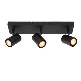 Lucide AMIGO - Ceiling spotlight - 3xGU10 - Black