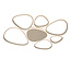 Lucide SAMLING - Plafonnier - LED Dim. - CCT - 1x72W 2700K/4000K - Taupe