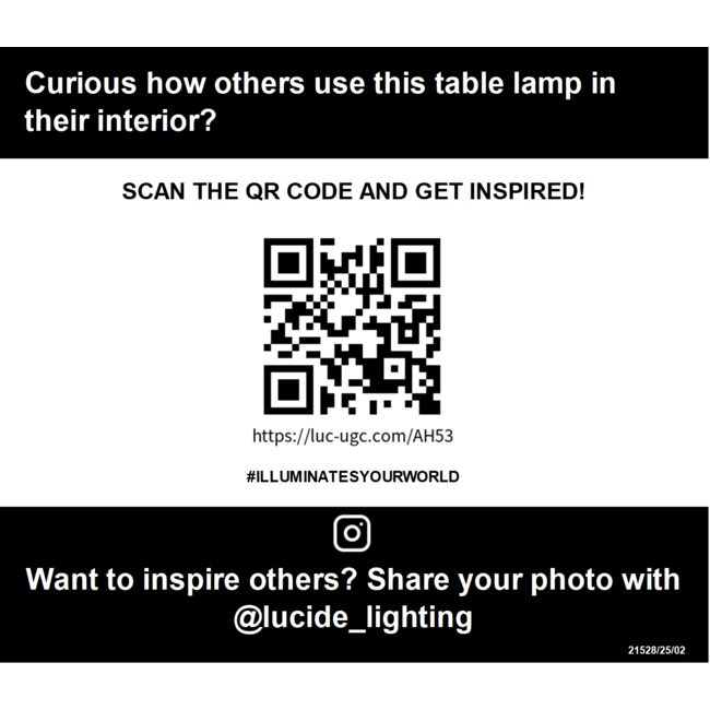 DANZA - Table lamp - Ø 25 cm - 1xE27 - Matt Gold / Brass - 21528/25/02