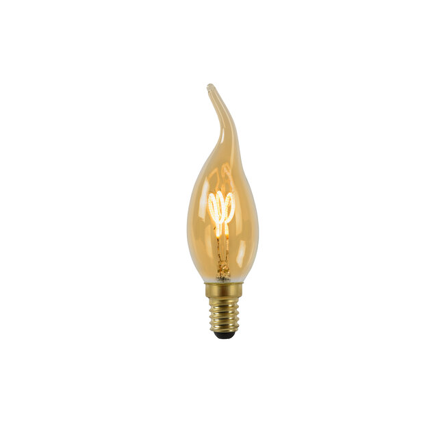 CT35 - Lampe à filament - Ø 3,5 cm - LED Dim. - E14 - 1x3W 2200K - Ambre - 49036/03/62