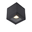 Lucide AVEN - Ceiling spotlight Bathroom - 1xGU10 - IP65 - Black