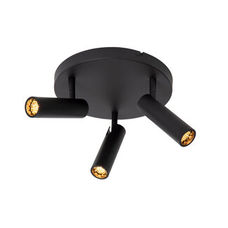 Lucide GRADO - Ceiling spotlight - Ø 25 cm - 3xGU10 (MR11) - Black
