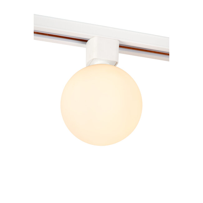 TRACK TYCHO - Railspot - Système de rail monophasé / Éclairage sur rail - 1xG9 - Opale (Extension) - 09959/31/61