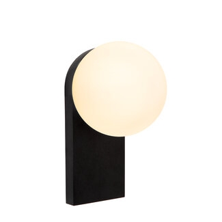 Lucide TASSA - Wandlamp Badkamer - LED Dim to warm - 1x10W 1800K/3000K - IP44 - Zwart