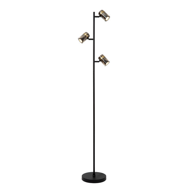 UPTON - Lampadaire - 3xGU10 - Fumée - 57700/03/65