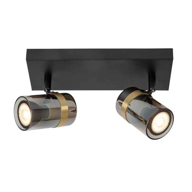 UPTON - Ceiling spotlight - 2xGU10 - Fumé - 57900/02/65