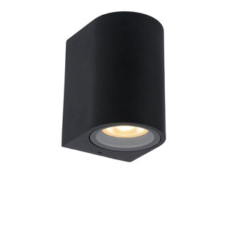 Lucide ZARO - Wall spot / Wall lamp Indoor/Outdoor - 1xGU10 - IP44 - Black