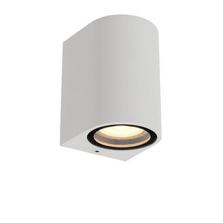 Lucide ZARO - Wandspot / Wandlamp Binnen/Buiten - 1xGU10 - IP44 - Wit