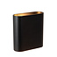 Lucide ATILA - Wandlamp Binnen/Buiten - LED Dimb. - 2x5W 2700K - IP54 - Zwart