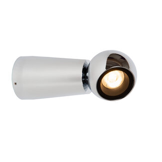 Lucide IPSOS - Applique Salle de bain - LED - 1x6W 2700K - IP54 - Chrome