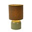 Lucide WOOLLY - Lampe de table - Ø 16 cm - 1xE14 - Vert