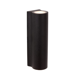Lucide AKRA - Wandlamp Binnen/Buiten - LED - 2x6,5W 2700K - IP54 - Zwart