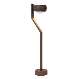 Lucide ESTAL - Lampadaire - LED - 1x9W 2700K - IP54 - Brun rouille