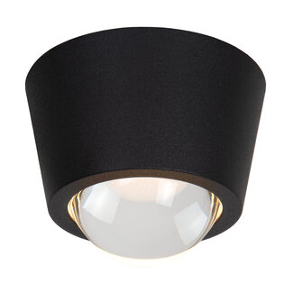 Lucide RIGON - Ceiling lamp - Ø 9 cm - LED - 1x6W 3000K - Black