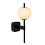 Lucide ELDA - Wandlamp Badkamer - 1xG9 - IP44 - Zwart