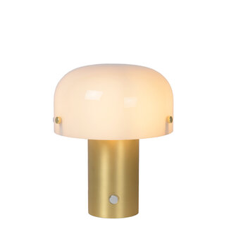 Lucide TIMON - Lampe de table - 1xE14 - Or mat / Laiton