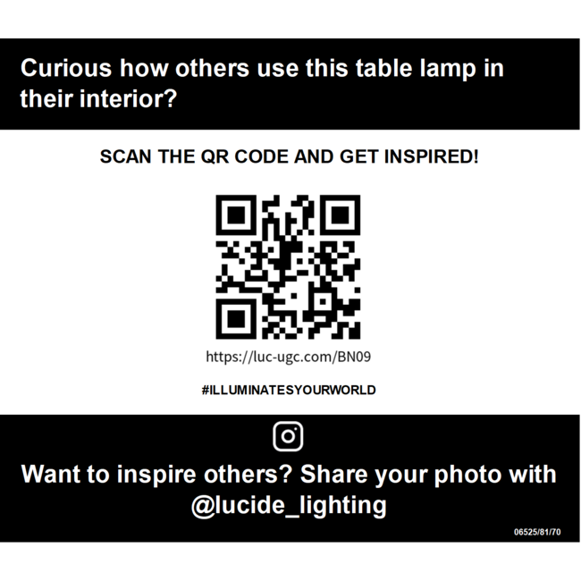 TACHINA - Lampe de table - 1xE14 - Naturel - 06525/81/70