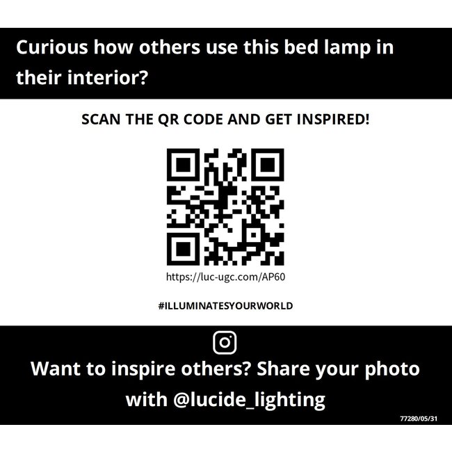 ATKIN - Bedside lamp / Wall lamp - LED - 1x6W 3000K - With USB charging point - White - 77280/05/31