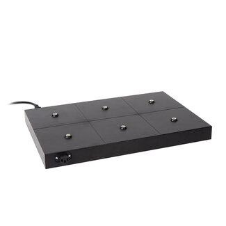 Lucide THE DOCK - Draadloze oplader / oplaadstation / Wireless charger - Max. 6 lampen - Zwart