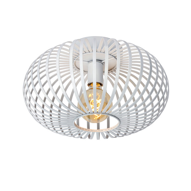 MANUELA - Plafonnier - Ø 39,5 cm - 1xE27 - Blanc - 78174/40/31