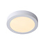 Lucide BRICE-LED - Plafonnière Badkamer - Ø 24 cm - LED Dimb. - 1x15W 3000K - IP44 - Wit