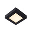 Lucide BRICE-LED - Bathroom Ceiling Light - LED Dimmable - 1x15W 3000K - IP44 - Black