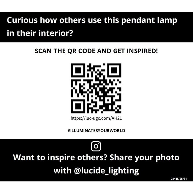 MALUNGA - Hanglamp - Ø 25 cm - 1xE27 - Wit - 21415/25/31