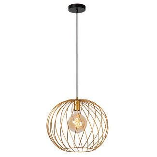 Lucide DANZA - Pendant lamp - Ø 40 cm - 1xE27 - Matt Gold / Brass
