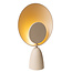 Lucide CASTAMAR - Lampe de table - Ø 25,5 cm - LED - 1x8W 2100K - Taupe