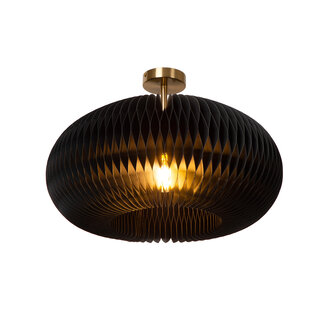 Lucide ARMONI - Plafonnier - Ø 52 cm - 1xE27 - Noir