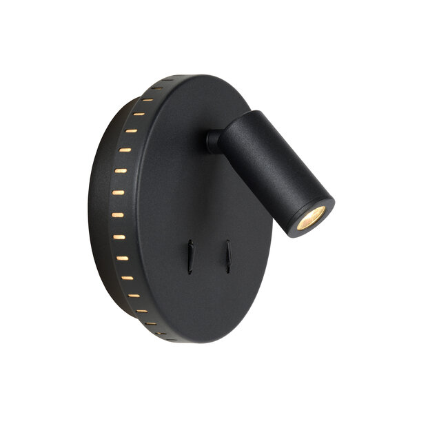 BENTJER - Bedside lamp / Wall lamp - Ø 14 cm - LED - 3000K - Black - 79201/09/30