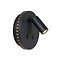 Lucide BENTJER - Bedside lamp / Wall lamp - Ø 14 cm - LED - 3000K - Black