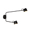 Lucide MILNE - Applique - LED Dimb. - 2x8W 2700K - Noir