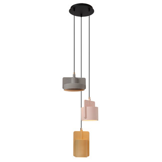 Lucide NINJA - Pendant lamp - 3xE27 - Multicolor