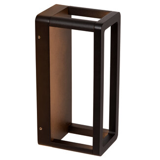 Lucide NARVIK - Applique murale intérieure/extérieure - LED - 1x9,2W 3000K - IP65 - Noir