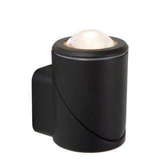 Lucide ERIN - Wandspot / Wandlamp Binnen/Buiten - LED - 1x5W 2700K - IP65 - Zwart