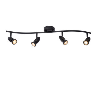 Lucide CARO - Ceiling spotlight - 4xGU10 - Black