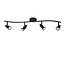 Lucide CARO - Ceiling spotlight - 4xGU10 - Black