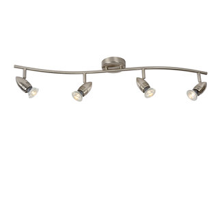 Lucide CARO-LED - Ceiling spotlight - LED - GU10 - 4x5W 2700K - Matt chrome