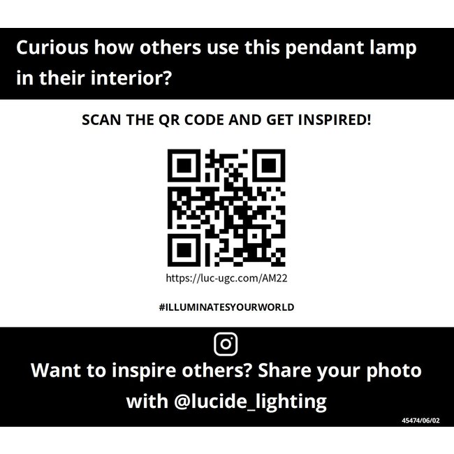 TYCHO - Hanging lamp - Ø 25.5 cm - 6xG9 - Matt Gold / Brass - 45474/06/02