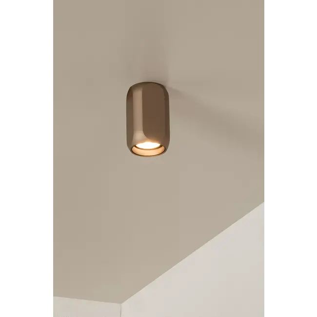 Premium BRAGA - Ceiling lamp - 1xGU10 - Coffee - 23173/01/96